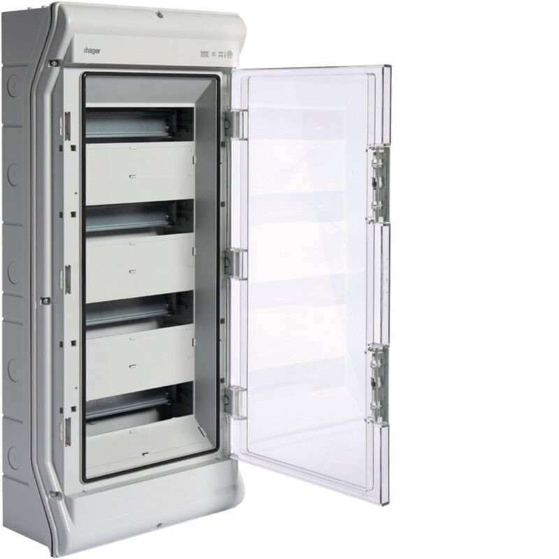 HAGER Waterdichte verdeelkast IP65 - 48 M. VE412M