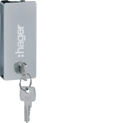 HAGER Slot met sleutel nr. 1242E voor transparante deur vega VZ310TVB
