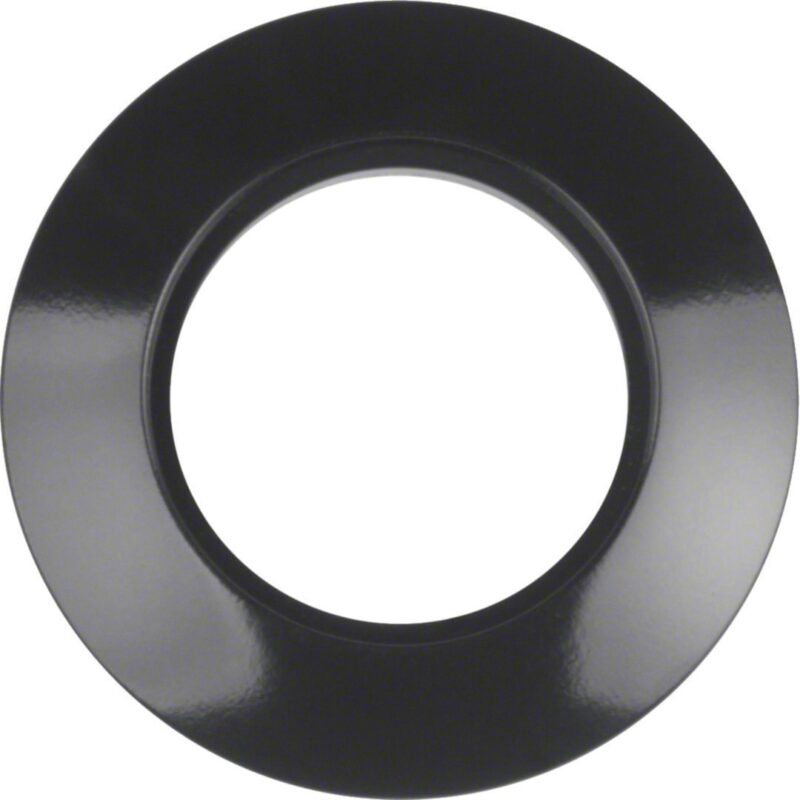 HAGER Afdekplaat pvc 1-voudig Serie 1930 zwart