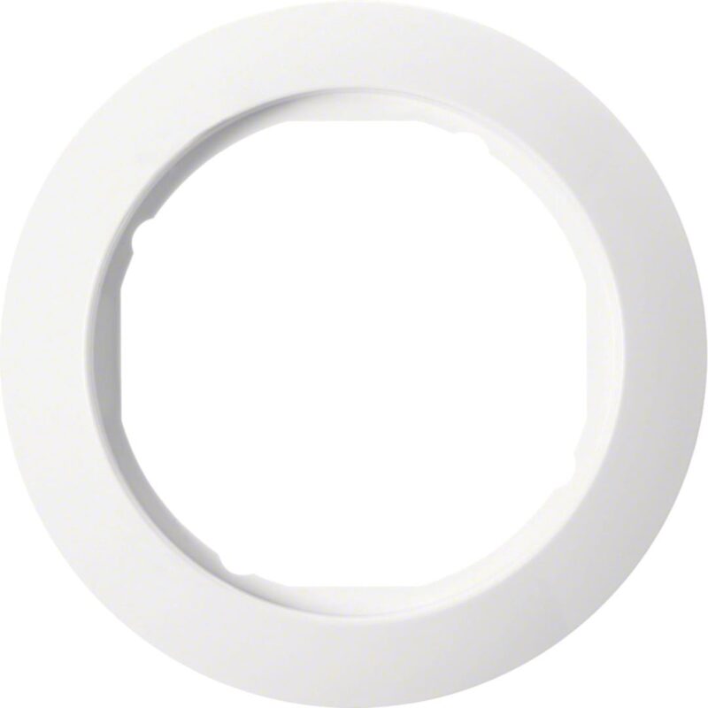 HAGER Afdekplaat 1-voudig vr Ø 58mm Serie 1930 polarwit