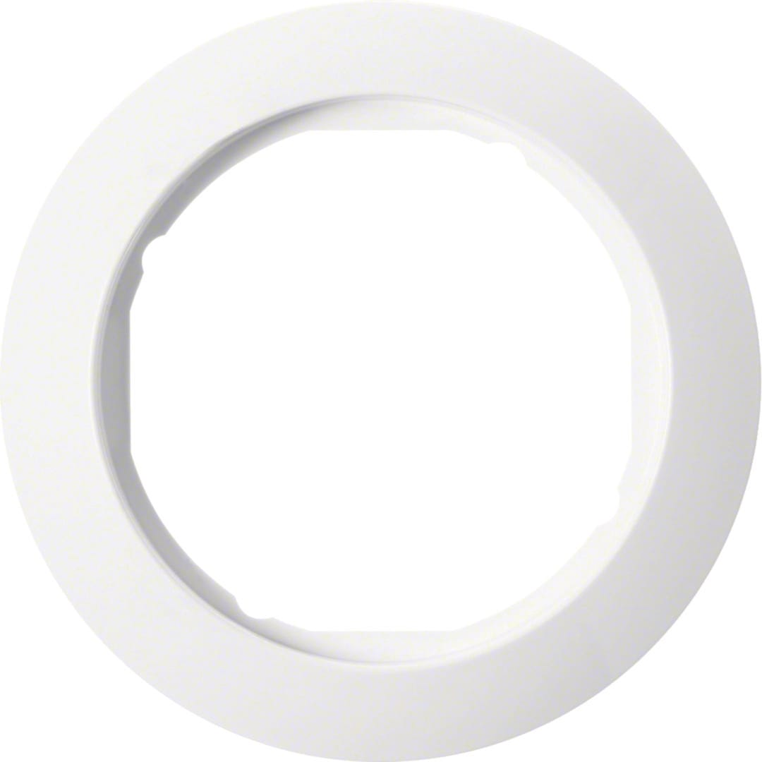 HAGER Afdekplaat 1-voudig vr Ø 58mm Serie 1930 polarwit