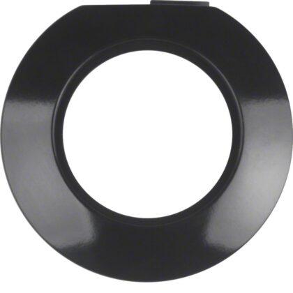 HAGER Eind-afdekplaat pvc Serie 1930 zwart