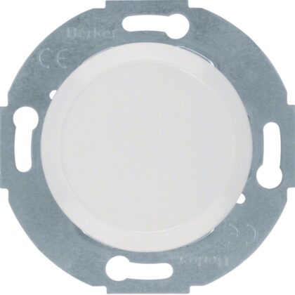 HAGER Blindplaat met metalen draagring vr Serie 1930 polarwit