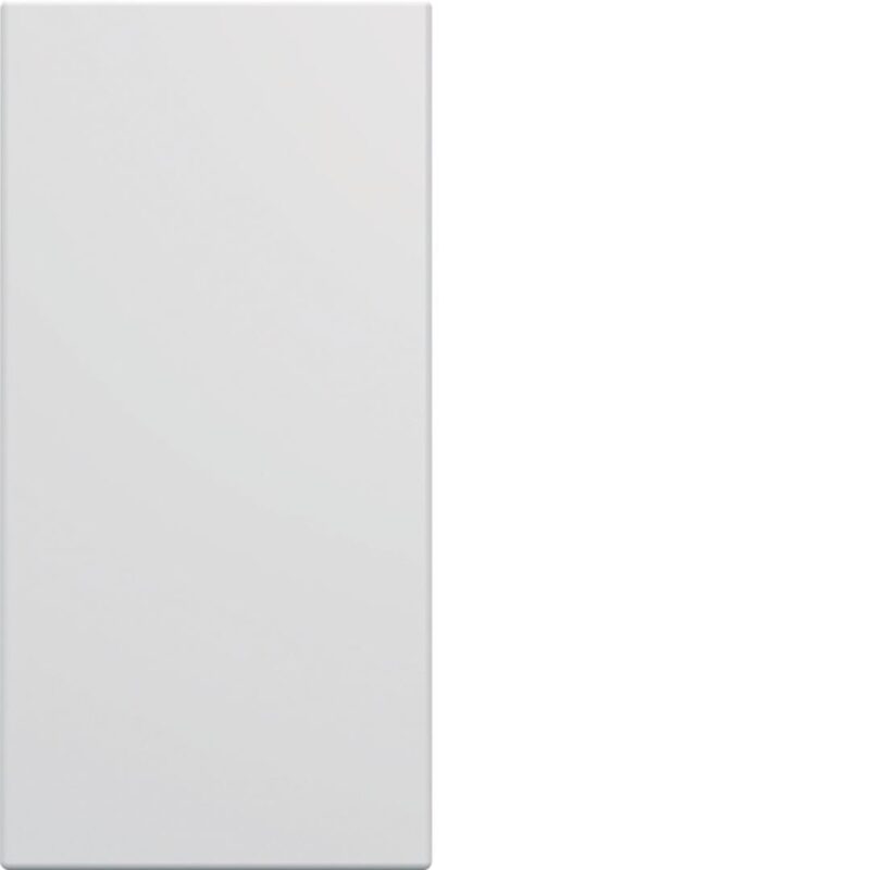 HAGER Centraalplaat schakelaar/drukknop gallery 1M polarwit WXD010B