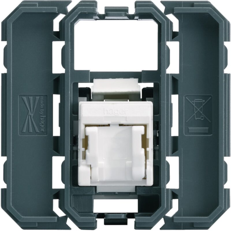 HAGER Stopcontact RJ45 gallery cat.6 UTP WXF225