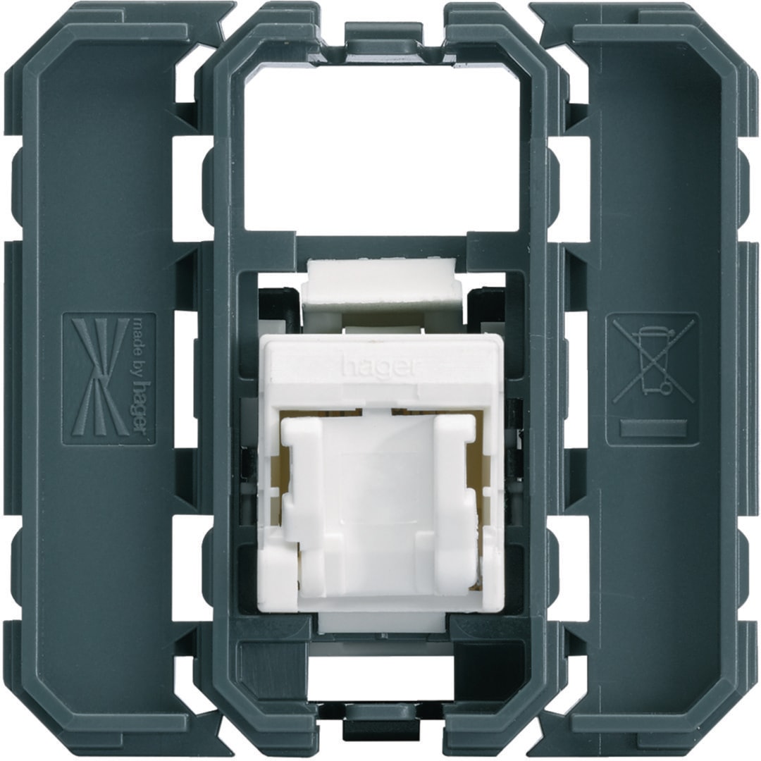 HAGER Stopcontact RJ45 gallery cat.6 UTP WXF225