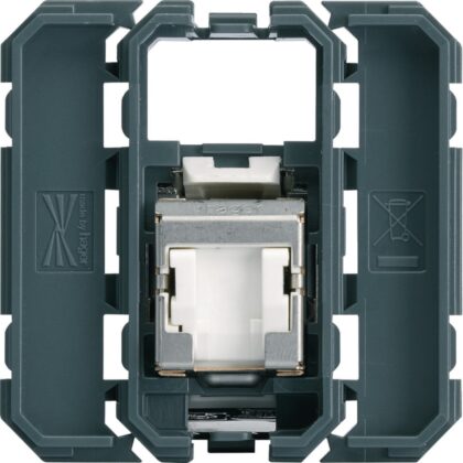 HAGER Stopcontact RJ45 gallery cat.6A STP WXF228