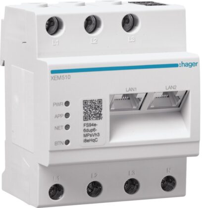 HAGER Local Load Manager voor 10 stopcontacten T2S XEM510