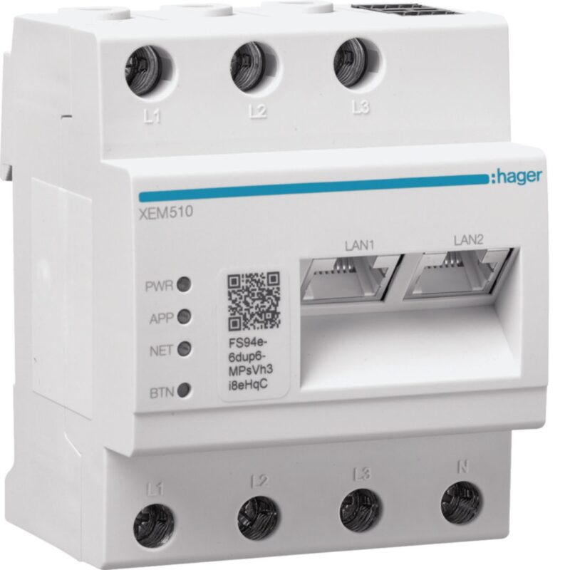HAGER Local Load Manager voor 10 stopcontacten T2S XEM510
