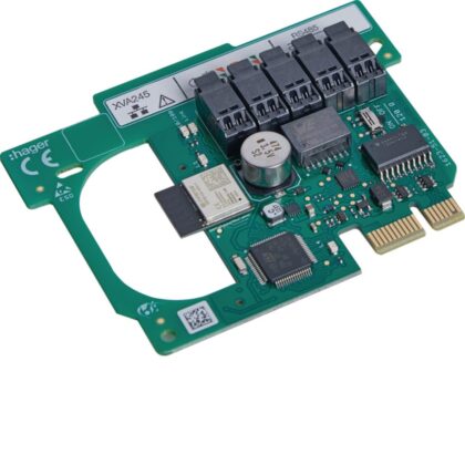 HAGER Kaart modbus RS485 - witty one - voor externe meter: dynamisch laden en PV XVA245