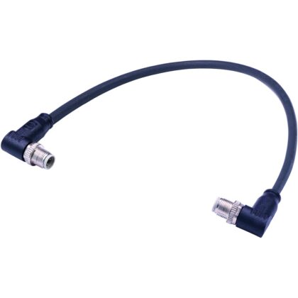 HARTING M12 D-cod 4-pol an/an m/m Rail 1.0m 09488080011010