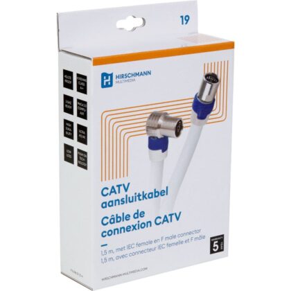 HIRSCHMANN CATV Aansluitkabel 4G/LTE Proof 1