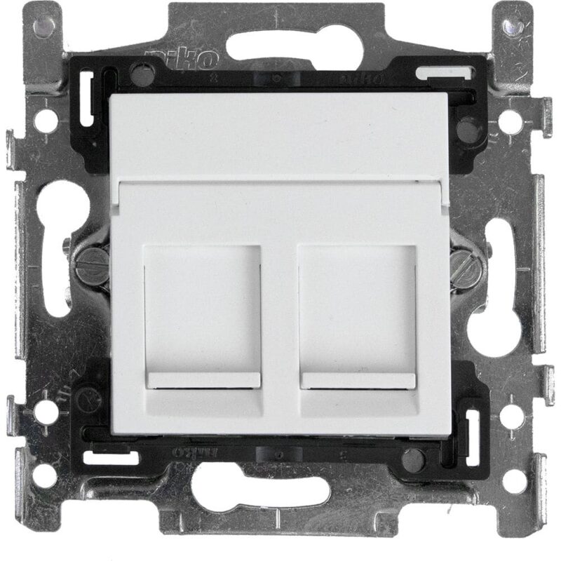 HIRSCHMANN DATA WANDCONTACTDOOS 2 X RJ 45 CAT 6A 695020696