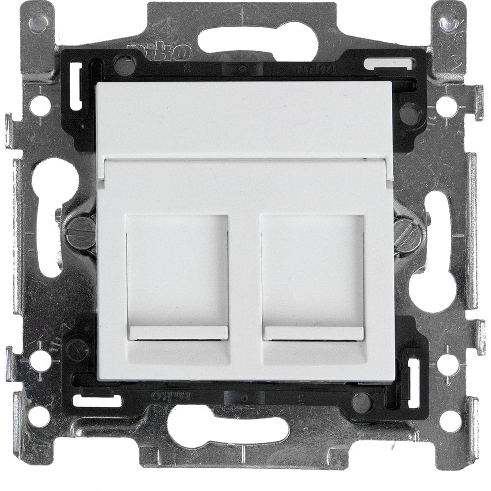 HIRSCHMANN DATA WANDCONTACTDOOS 2 X RJ 45 CAT 6A 695020696