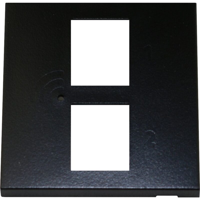 HIRSCHMANN De APAC W CP 45 is een 45 x 45 mm centraalplaat voor de APAC W. Kleur zwart 695020767