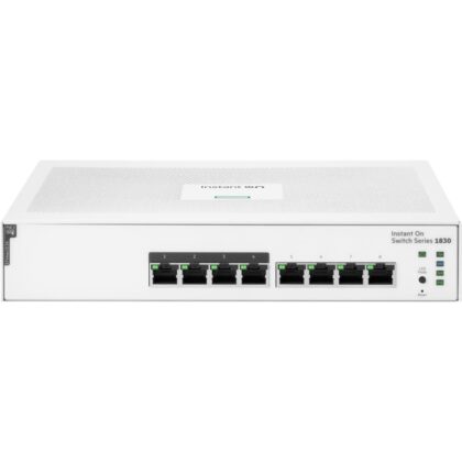 HPE Instant-On Instant On 1830 8G 4p Class4 PoE 65W Switch JL811A#ABB