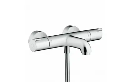 Hansgrohe Badmengkraan Hansgrohe Ecostat wand tweegreeps thermostatisch 1001 CL 13201000