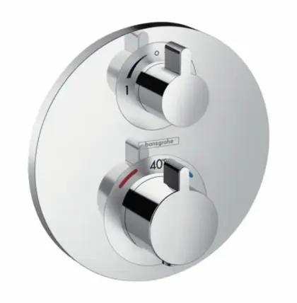 Hansgrohe Afbouwdeel inbouwmengkraan Hansgrohe Ecostat thermostatisch chroom 15758000