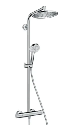 Hansgrohe Doucheset Hansgrohe Crometta met thermostatische mengkraan tweegreeps chroom 900mm S 240 27267000
