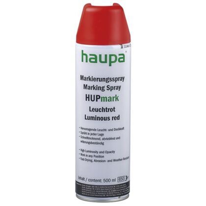 Haupa Markeerspray HUPmark rood 500ml 170140