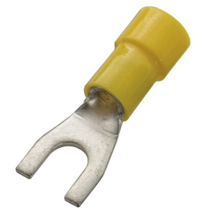 Haupa Vorkkabelschoen DIN 46237 geel PVC geïsoleerd 4-6mm² schroefdraad M6 260324