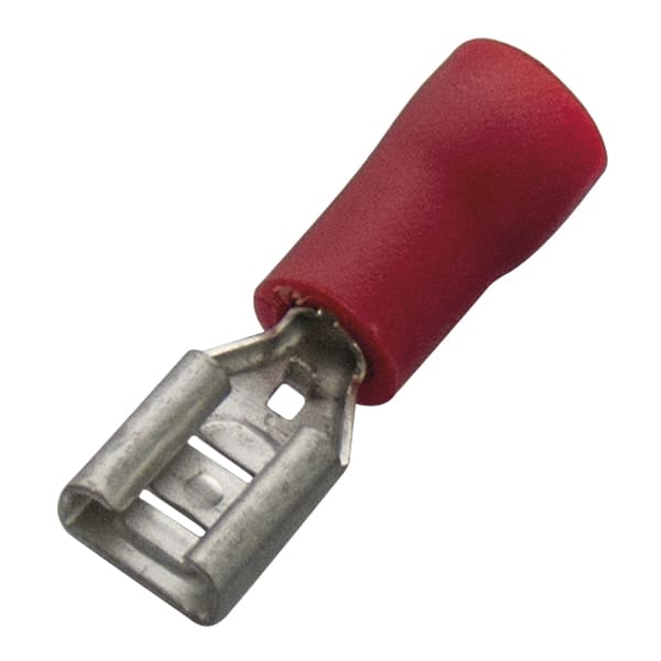 Haupa Vlakstekerhuls rood PVC geïsoleerd 0