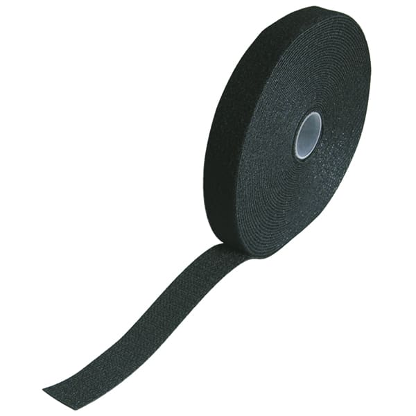 Haupa Klittenband zwart rol 10m x 20mm 262782