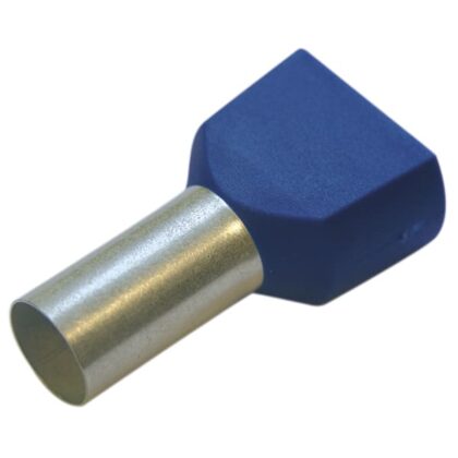 Haupa Twin-adereindhuls 2 geleiders blauw geïsoleerd PP 2 x 16mm² 16mm DIN +105°C 270799