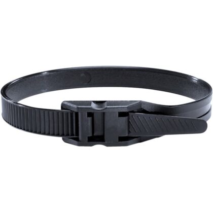 Hellermann Tyton Bundelband vlakke kop 260x9 PA11 UV- zwart 112-00012