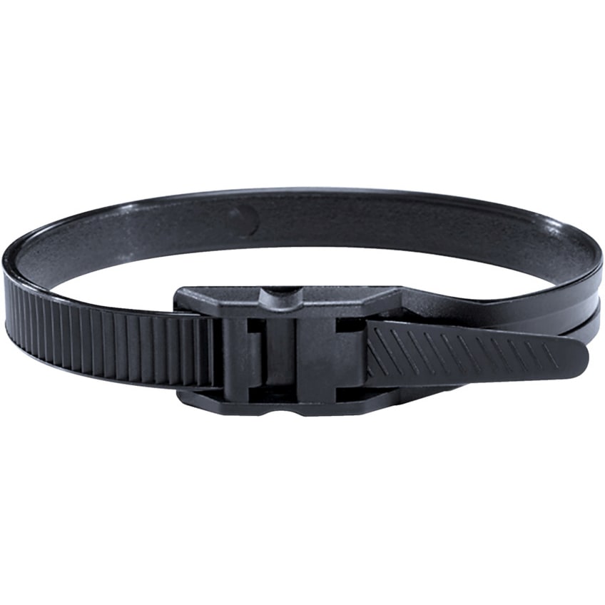 Hellermann Tyton Bundelband vlakke kop 260x9 PA11 UV- zwart 112-00012