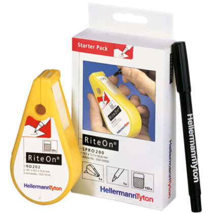 Hellermann Tyton Zelflaminerend label (handmatig) 19