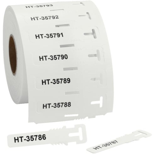 Hellermann Tyton Markeringsschild ladderformaat loop-versie 12x74mm wit 556-80584