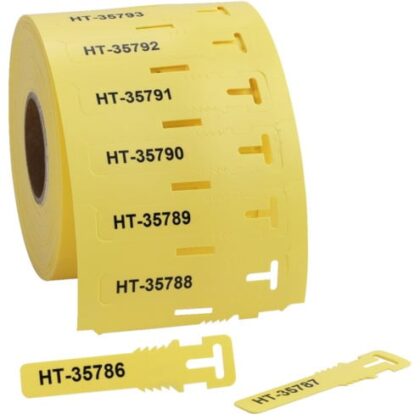 Hellermann Tyton Markeringsschild ladderformaat loop-versie 12x74mm geel 556-80585