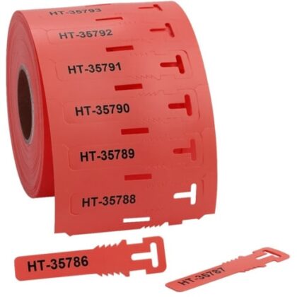 Hellermann Tyton Markeringsschild ladderformaat loop-versie 12x74mm rood 556-80587