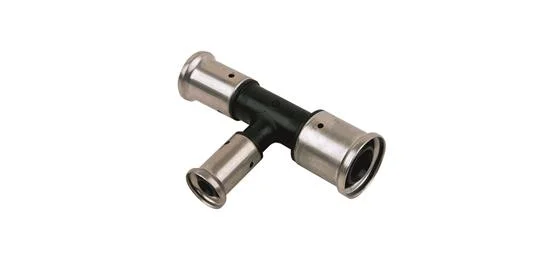 Henco Persverloop-T kunststof 75/6x50/4x50/4mm FFF (drink)water Henco PVDF 11PK-755050