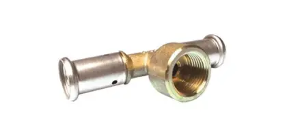 Henco Persovergangs-T-stuk messing 20/2 x 1/2" x 20/2 F (drink)water Henco 13P-200420