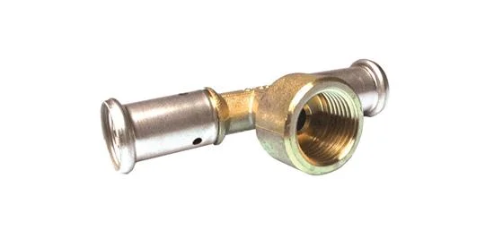 Henco Persovergangs-T-stuk messing 26/3 x 1/2" x 26/3 F (drink)water Henco 13P-260426