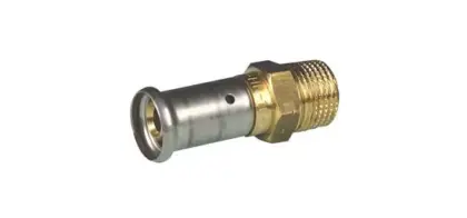 Henco Persovergangsstuk messing 16/2mm x 1/2" M (drink)water Henco 17P-1604
