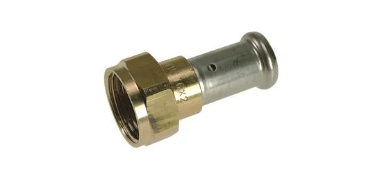 Henco Pers-3-delige koppeling messing 20 x 3/4" F (drink)water Henco 26P-20Z05