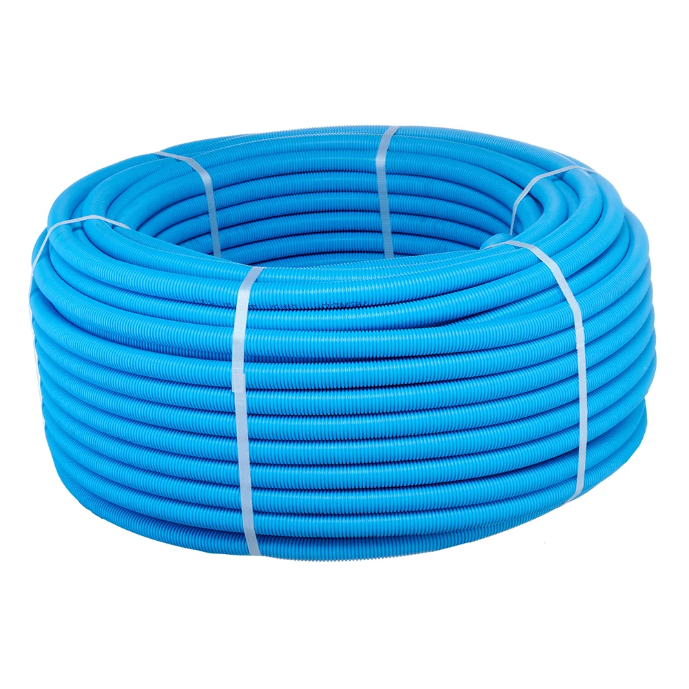 Henco Meerlagenbuis met mantelbuis Henco RIXc 26x3mm blauw flexibel 50m 50-R26MB
