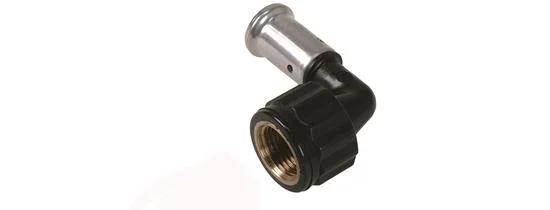 Henco Persovergangsknie kunststof 50/4mm x 6/4" F 90° (drink)water Henco PVDF 6PK-5008