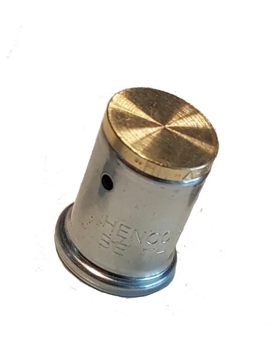 Henco Perskap messing 26/3mm F (drink)water Henco P-PIPESTOP26