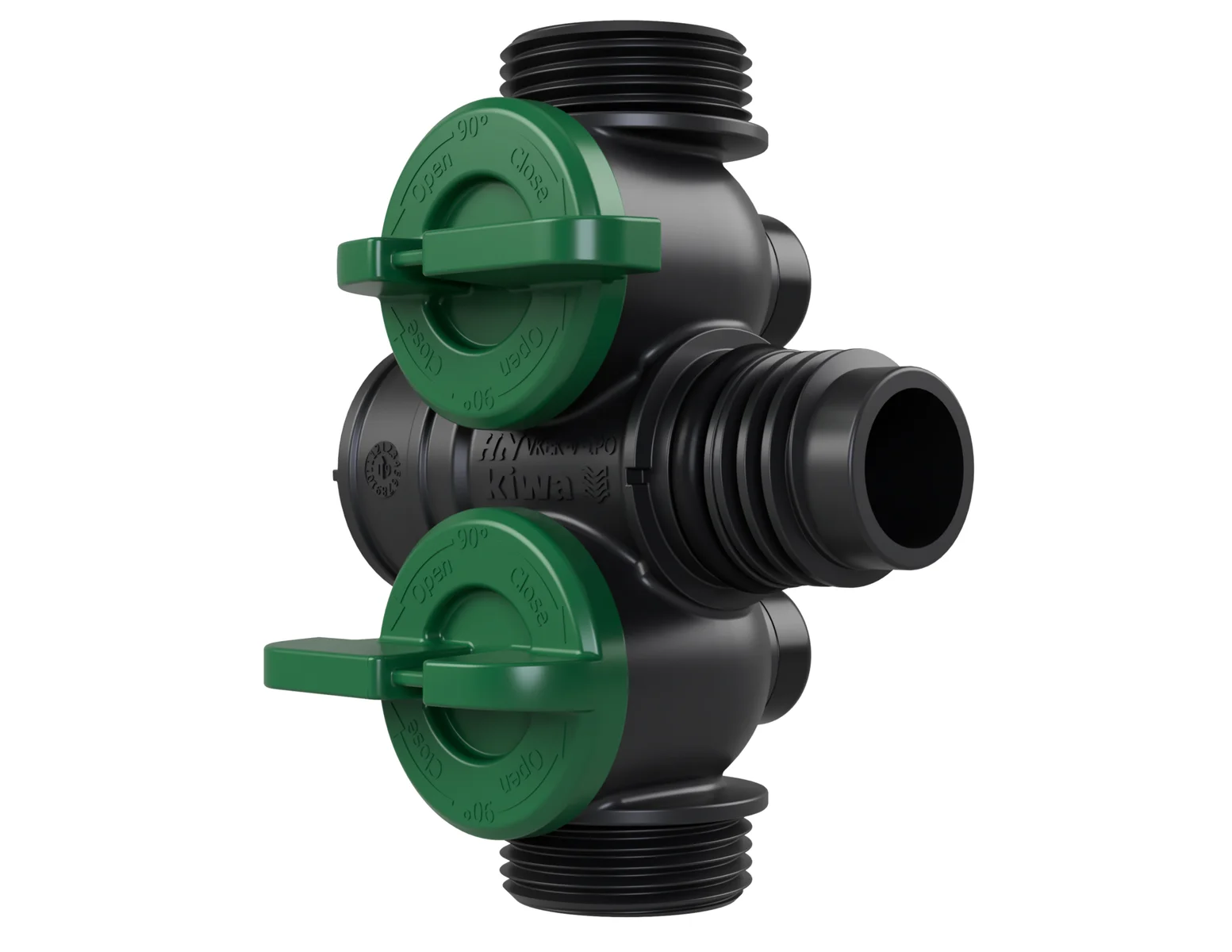 Henco Verdeler voor CV kunststof Henco Pro-Flow 1PO groen VKEK-V-1PO-GREEN