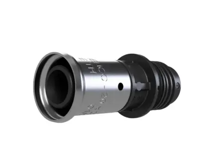 Henco Persovergangsstuk kunststof 26/3mm x M (drink)water Henco Pro-Flow VKPK-26