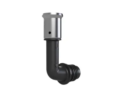 Henco Persovergangsknie kunststof 20/2mm x M 90° (drink)water Henco Pro-Flow VKPK90-20-U
