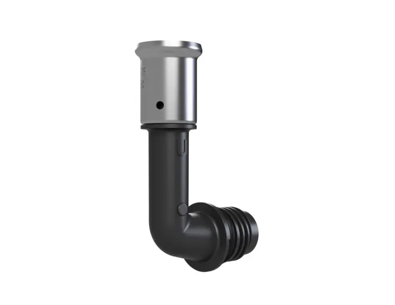 Henco Persovergangsknie kunststof 20/2mm x M 90° (drink)water Henco Pro-Flow VKPK90-20-U