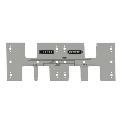 Henco MES WALL BOX MONTAGE PLAAT voor inbouwdoos Henco WBPL-X
