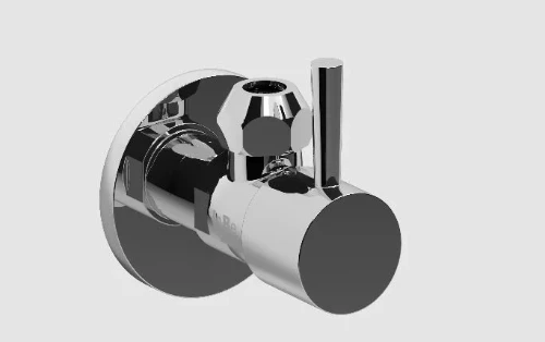 Clou InBe design haakse hoekstopkraan 1/2 x 10 mm - rond - chroom IB/06.45001