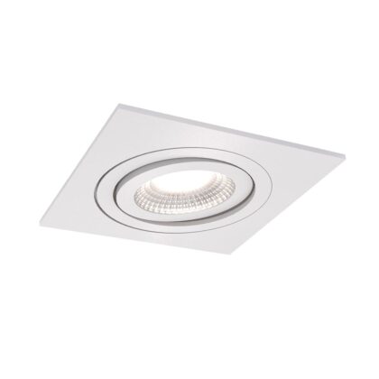 ID TO LIGHT SILVERSTONE Spot Inbouw Wit gestructureerd Lamellen GU10 Max 50W IDTL413507BEZ