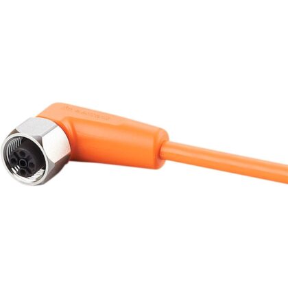 IFM Contrastekker haaks M12 5-polig AC/DC Siliconenvrij